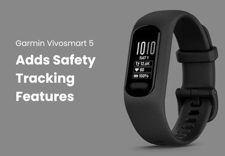 Garmin Vivosmart 5 : Adds Safety Tracking Features