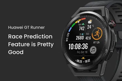Huawei Watch GT Runner : Race Prediction Feature is Pretty Good