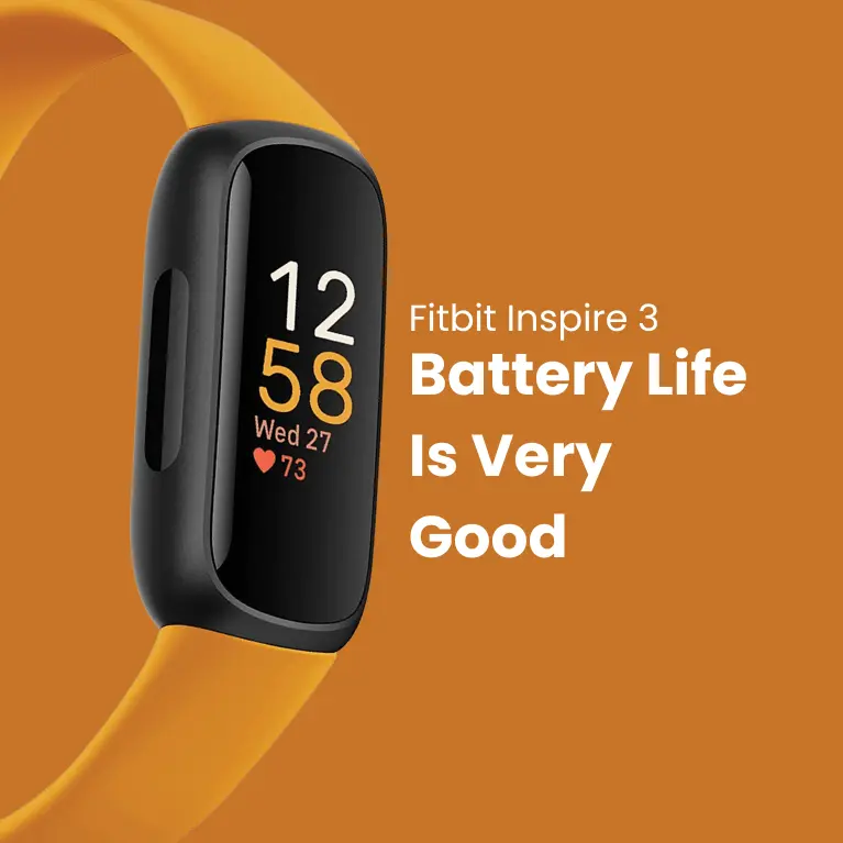 fitbit inspire 3 battery life is very good