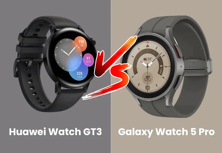 Galaxy Watch 5 Pro Vs Huawei GT 3: Which Will you Choose