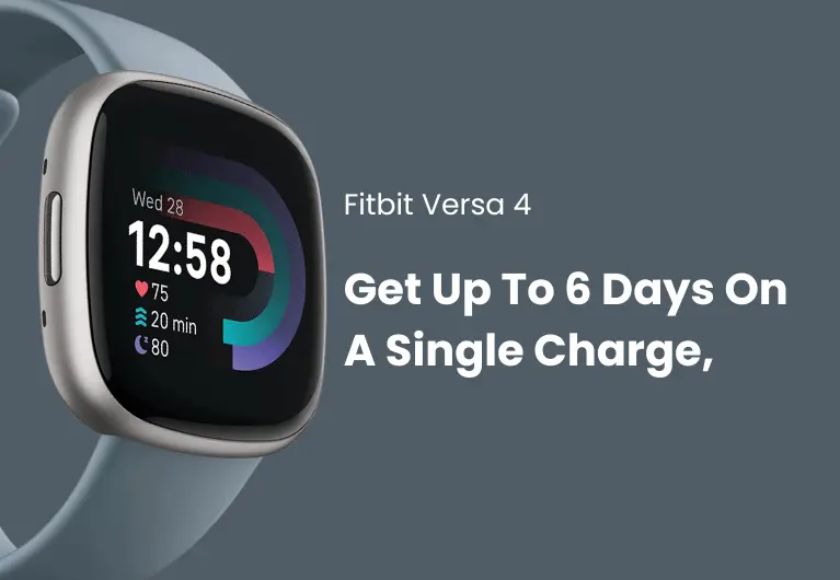 Fitbit Versa 4 : Battery Life Is Fantastic