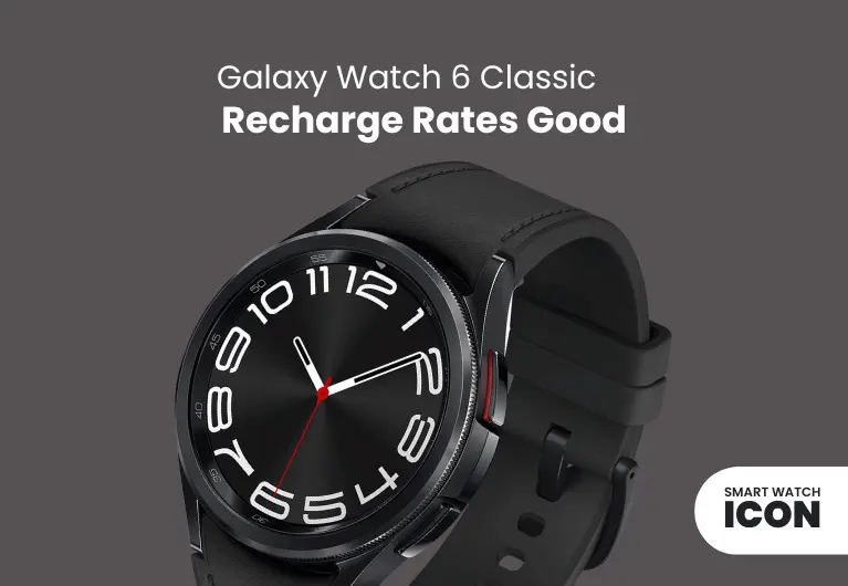 Galaxy Watch 6 Classic Recharge rates is fairly good